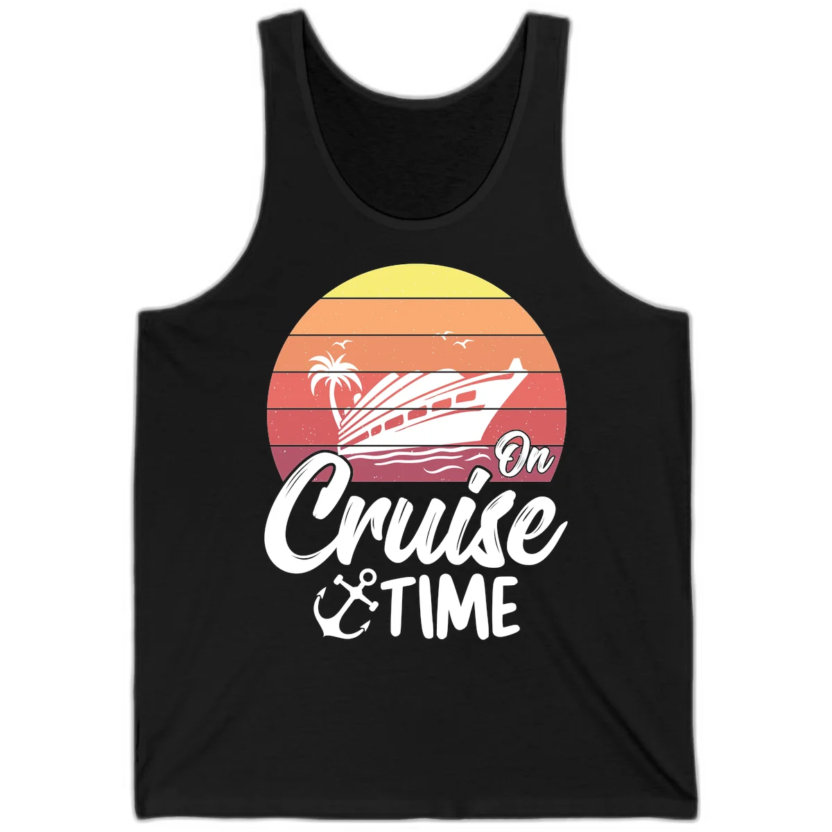 On Cruise Time Tank Top in Black