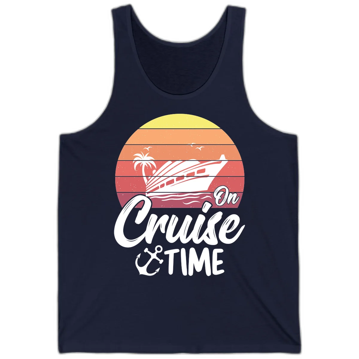 On Cruise Time Tank Top in Navy