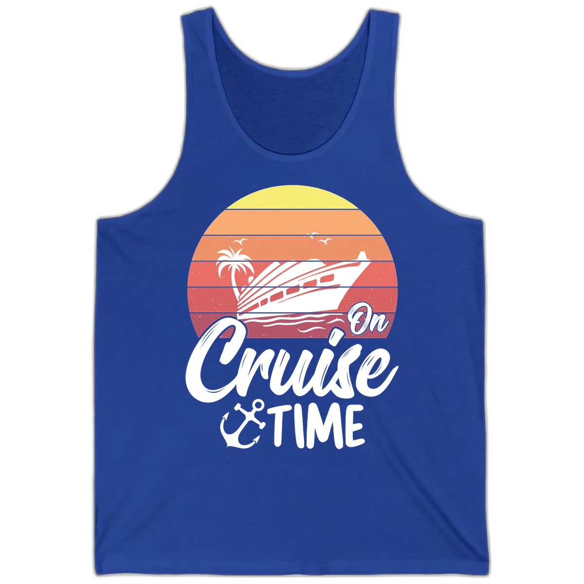 On Cruise Time Tank Top in True Royal