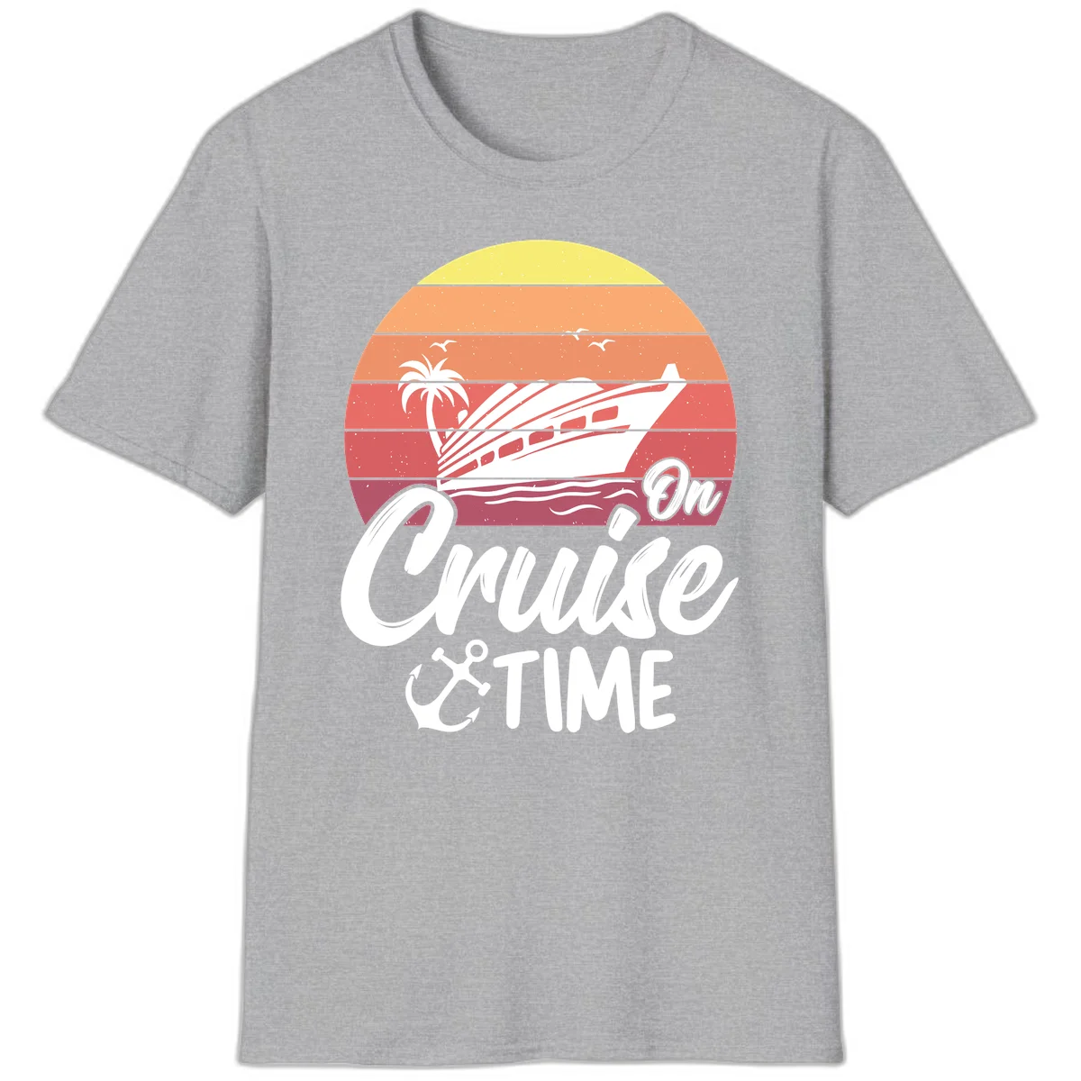 On Cruise Time T-Shirt in Sport Grey