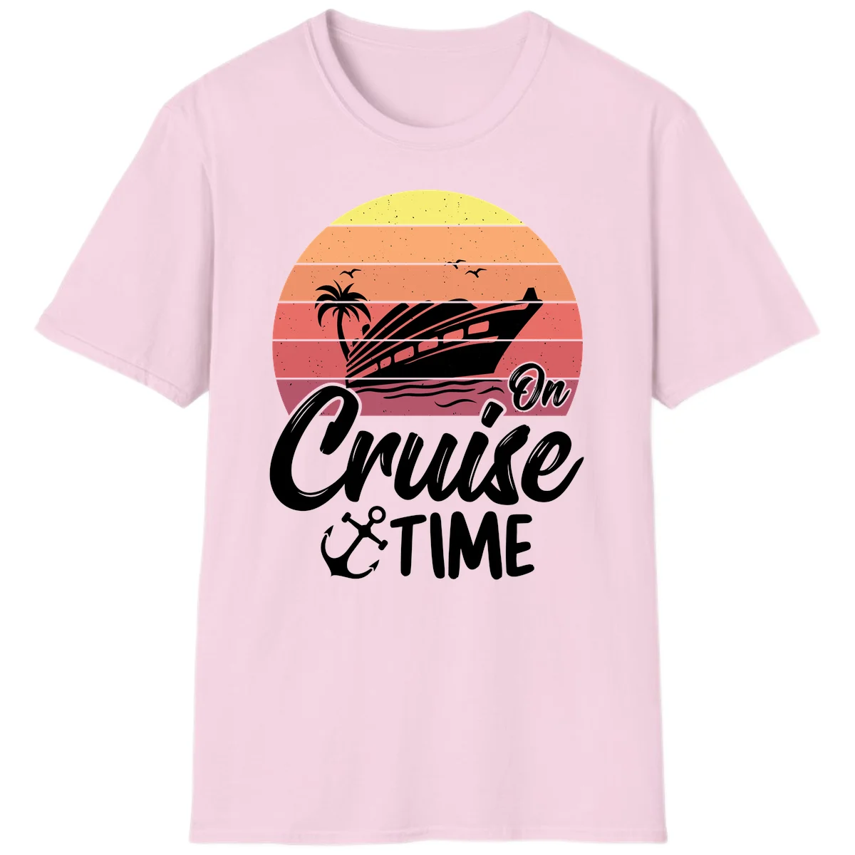 On Cruise Time T-Shirt in Light Pink