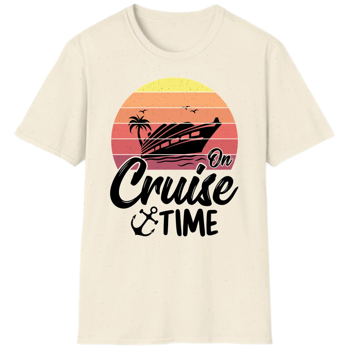 On Cruise Time T-Shirt in Natural