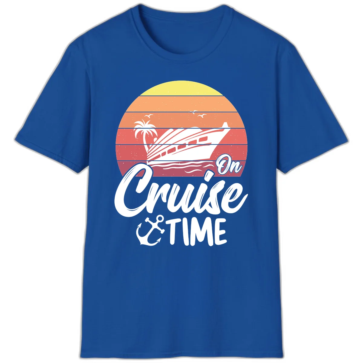 On Cruise Time T-Shirt in Royal