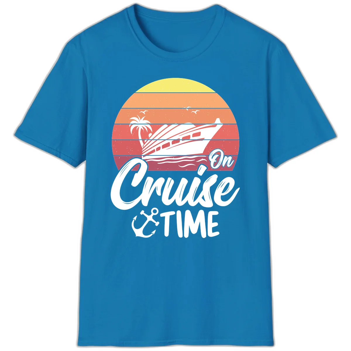 On Cruise Time T-Shirt in Sapphire