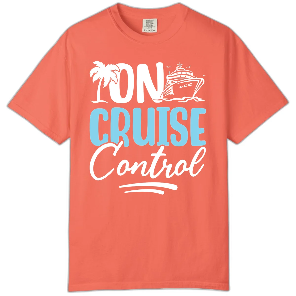 On Cruise Control Comfort Color in Bright Salmon