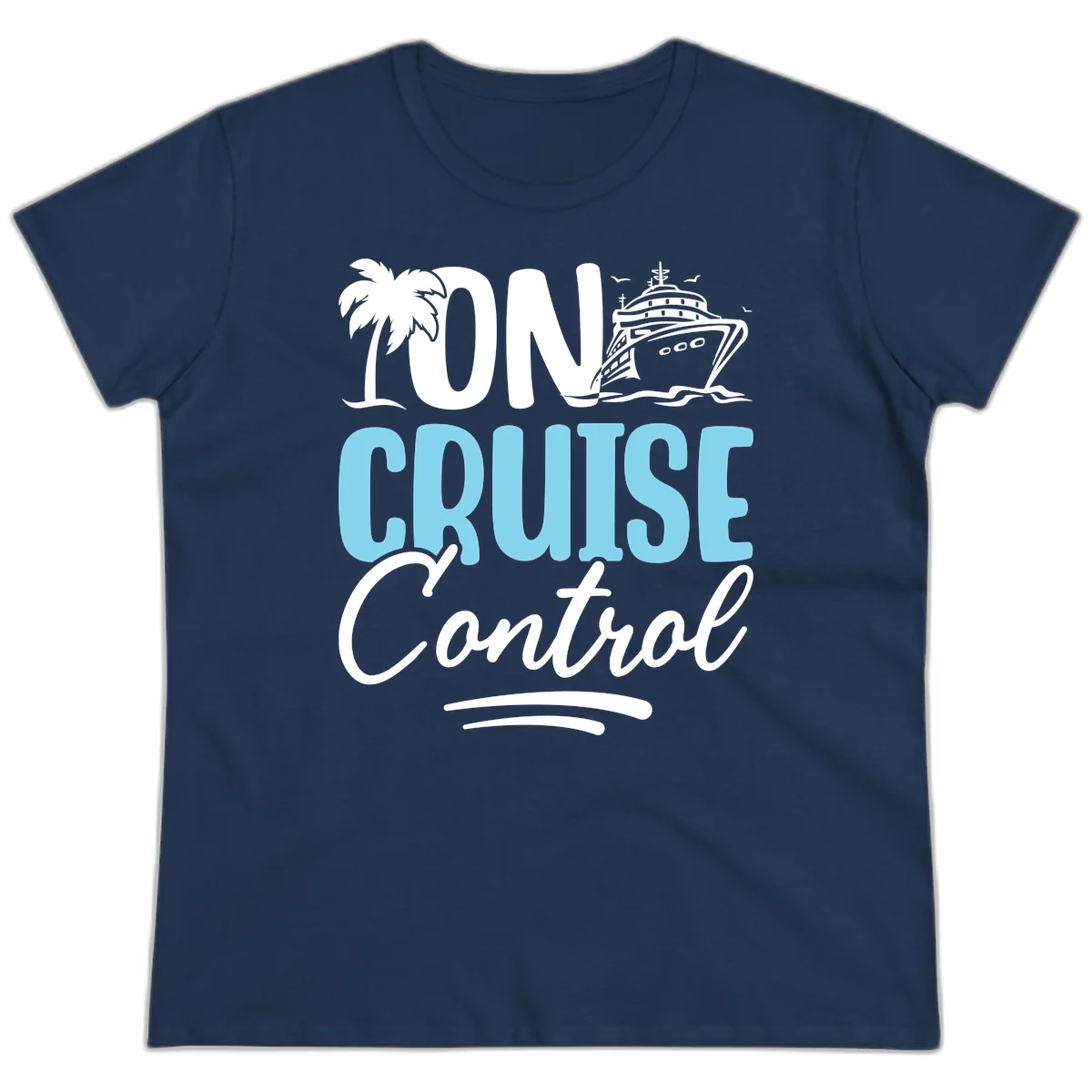 On Cruise Control Ladies Tee in Navy