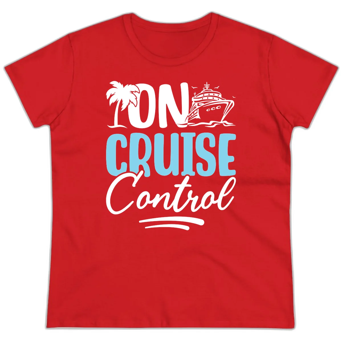 On Cruise Control Ladies Tee in Red