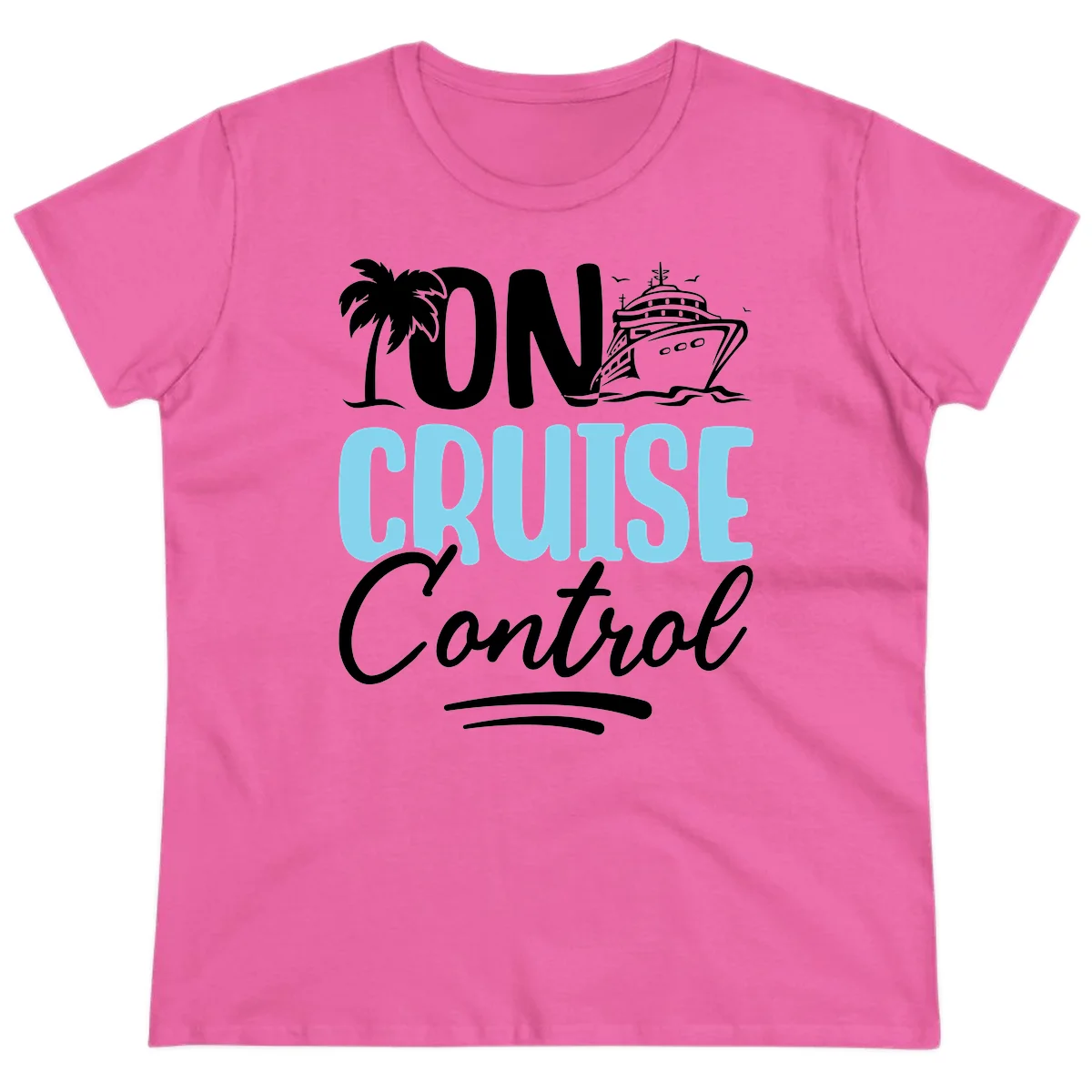 On Cruise Control Ladies Tee in Azalea