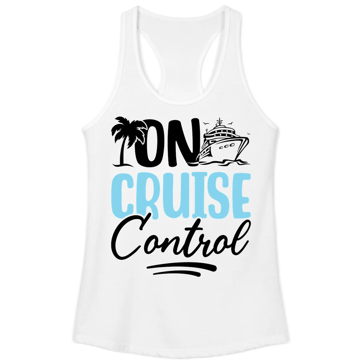 On Cruise Control Ladies Tank in White