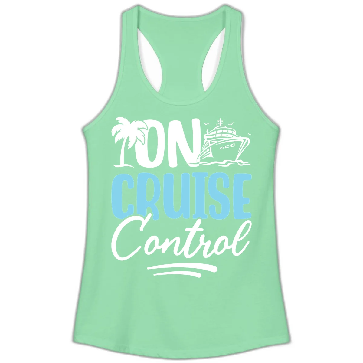 On Cruise Control Ladies Tank in Solid Mint
