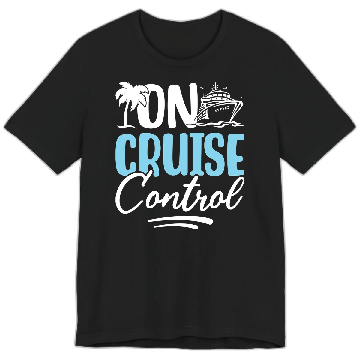 On Cruise Control Premium T-Shirt in Black