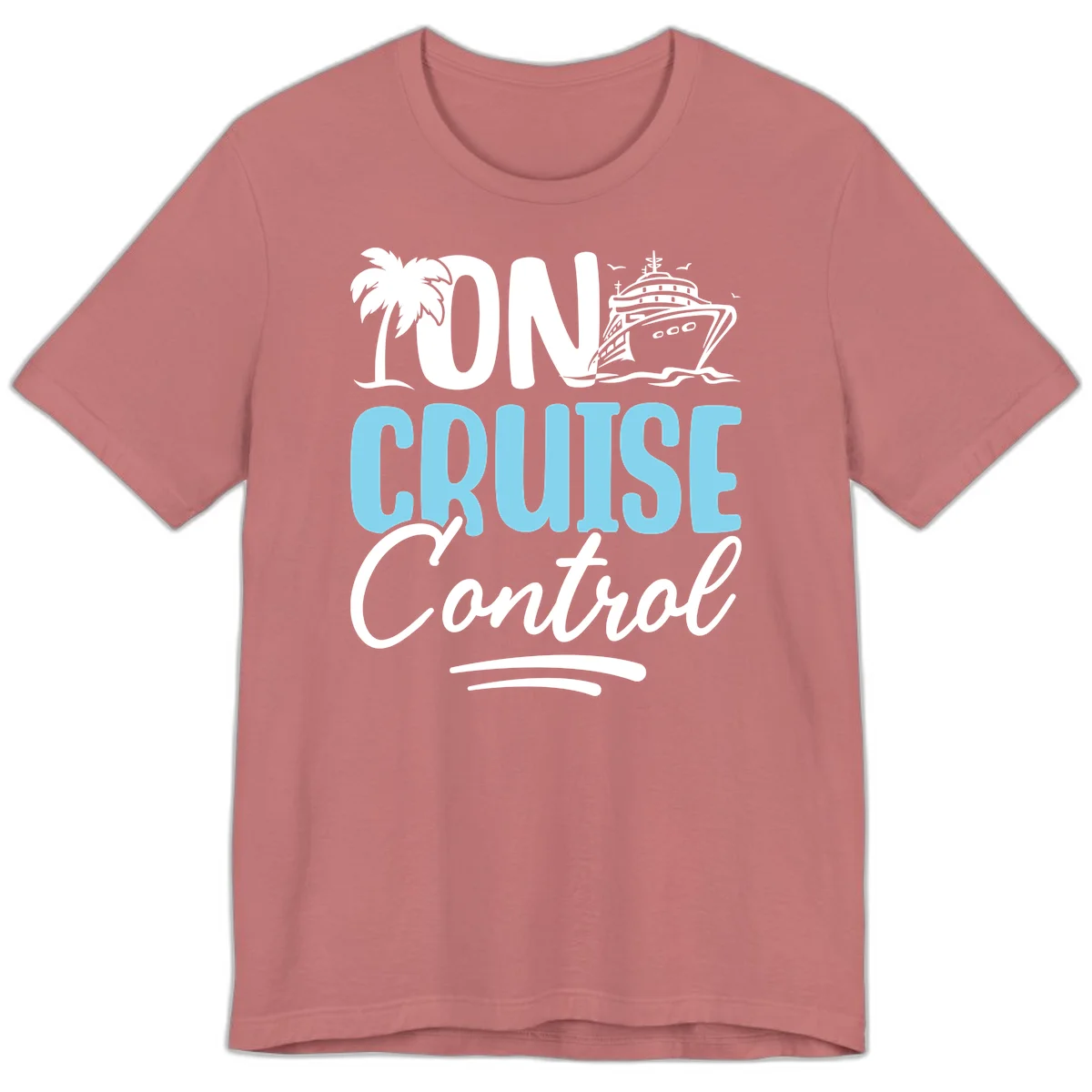 On Cruise Control Premium T-Shirt in Mauve