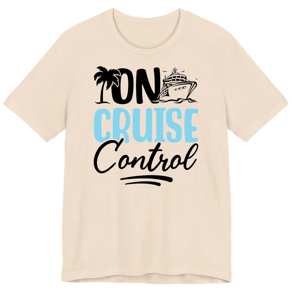 On Cruise Control Premium T-Shirt in Soft Cream