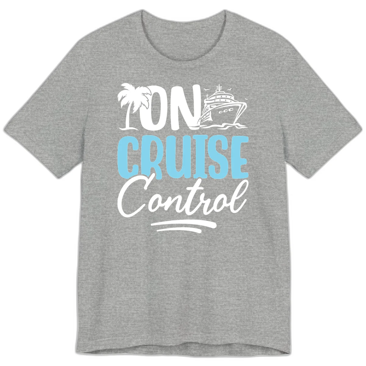 On Cruise Control Premium T-Shirt in Athletic Heather