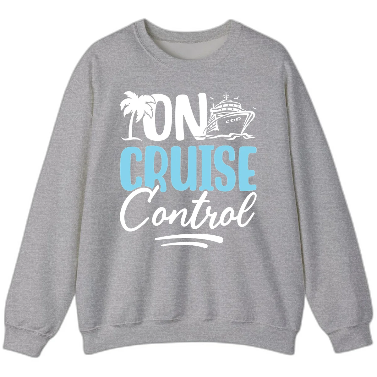 On Cruise Control Sweatshirt in Sport Grey