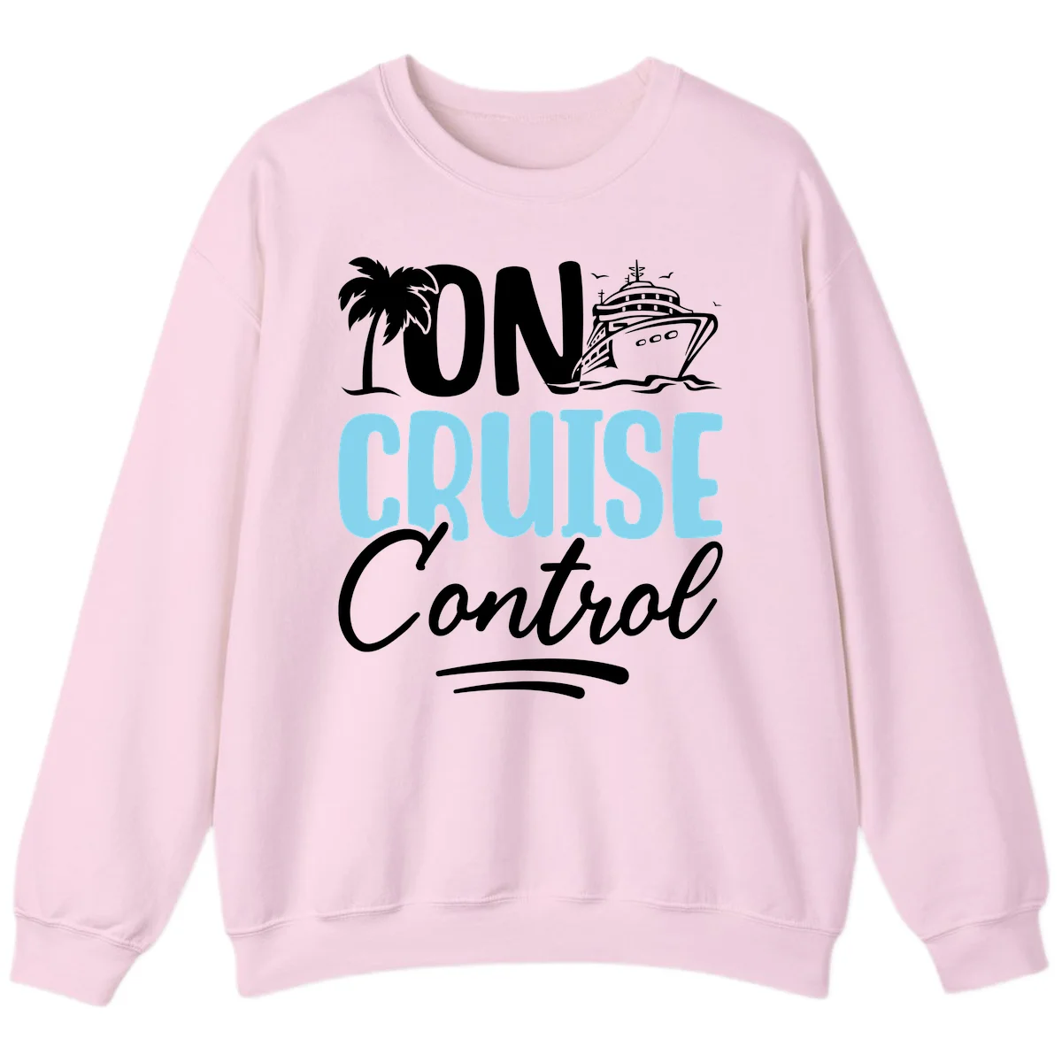 On Cruise Control Sweatshirt in Light Pink