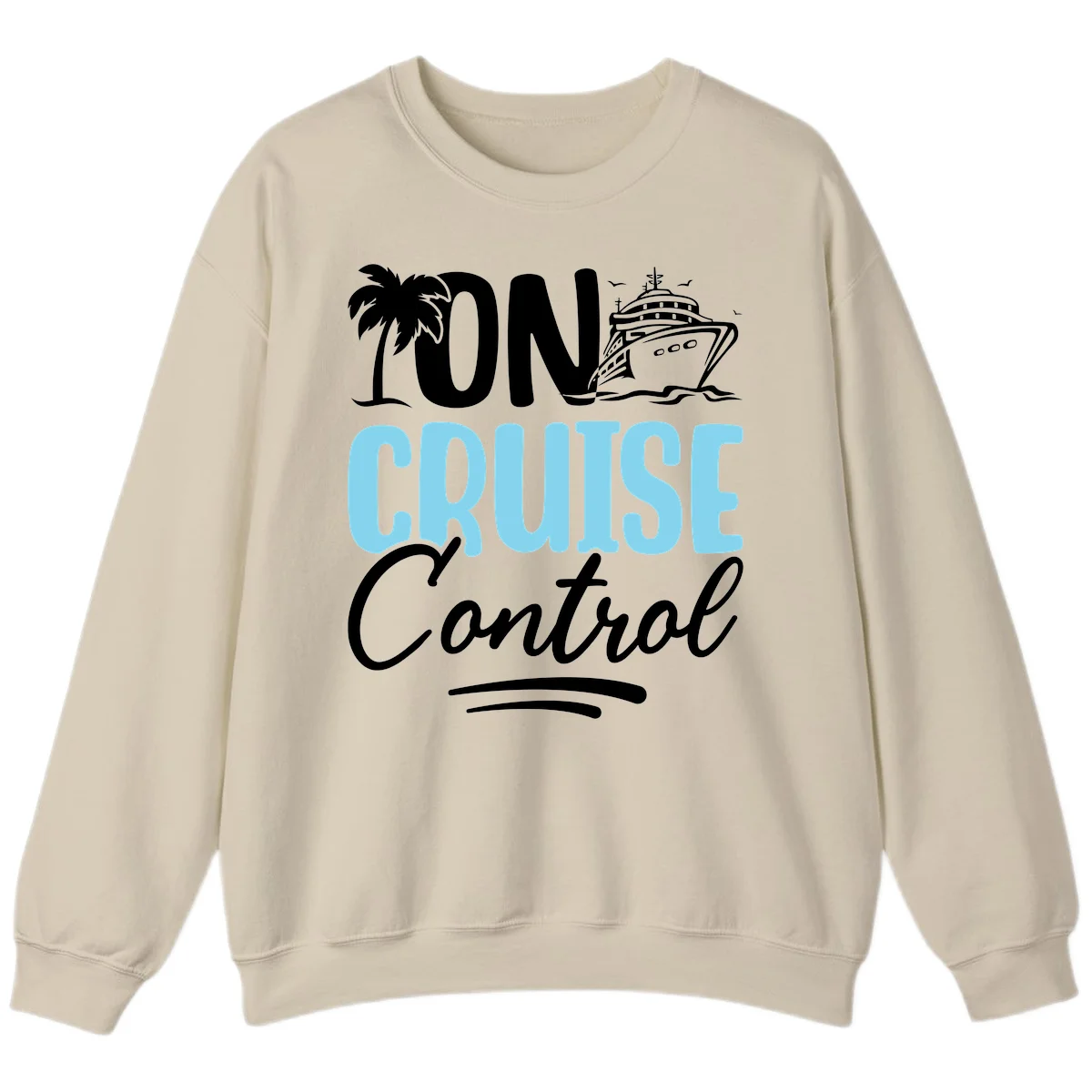 On Cruise Control Sweatshirt in Sand