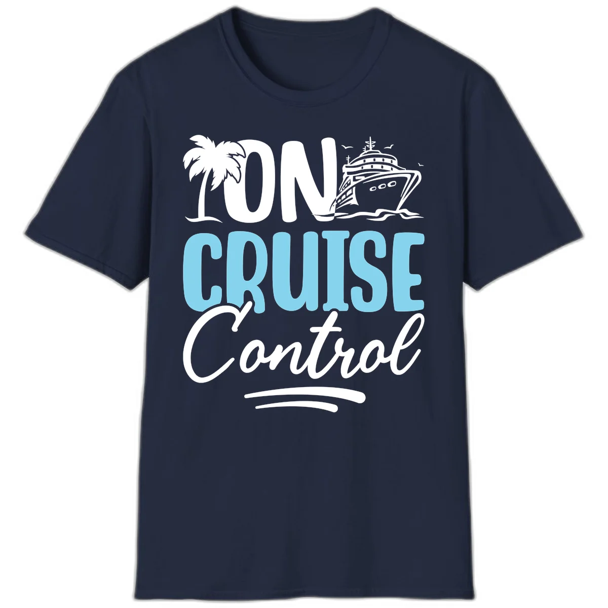 On Cruise Control T-Shirt in Navy