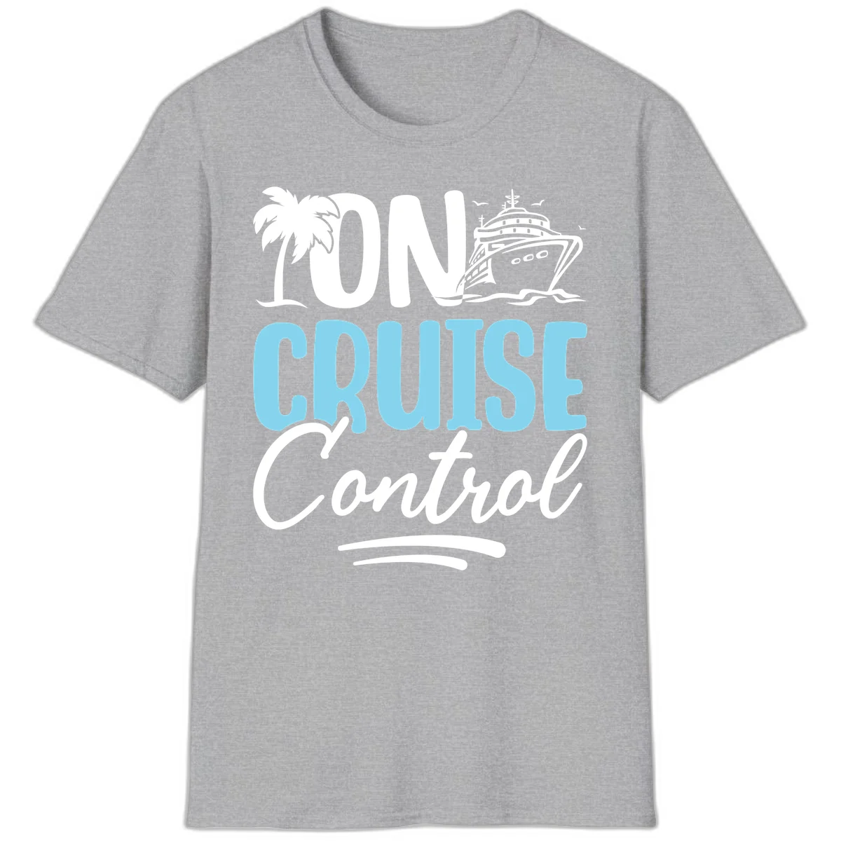 On Cruise Control T-Shirt in Sport Grey