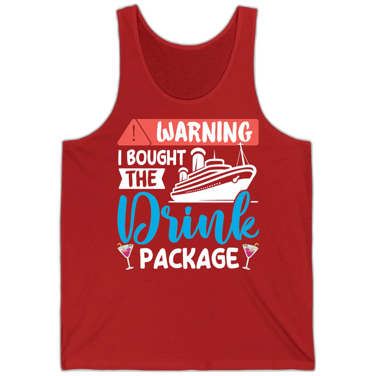 Warning I Bought The Cruise Wine Package Tank in Red