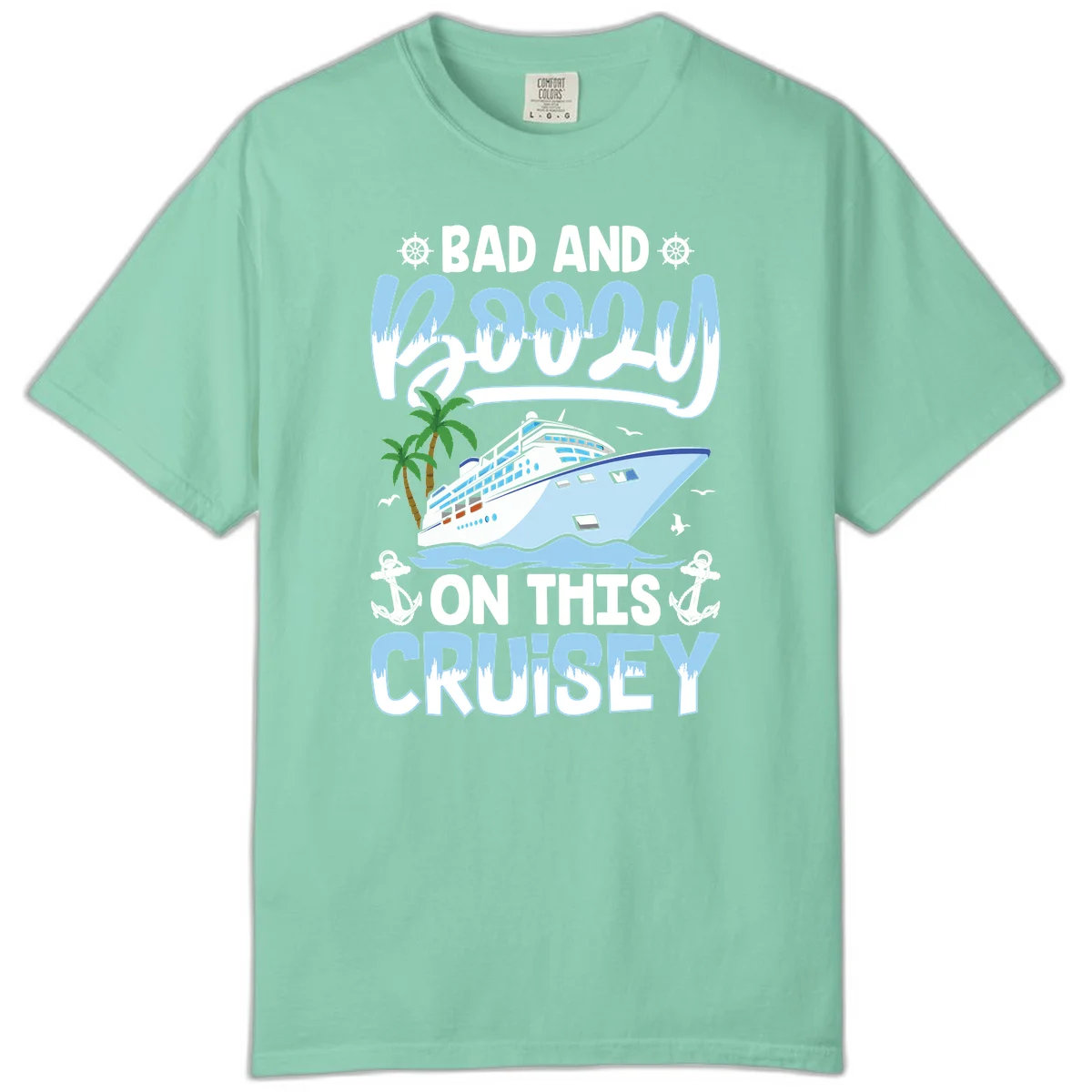 Bad And Knotty On This Cruise Comfort Color in Island Reef
