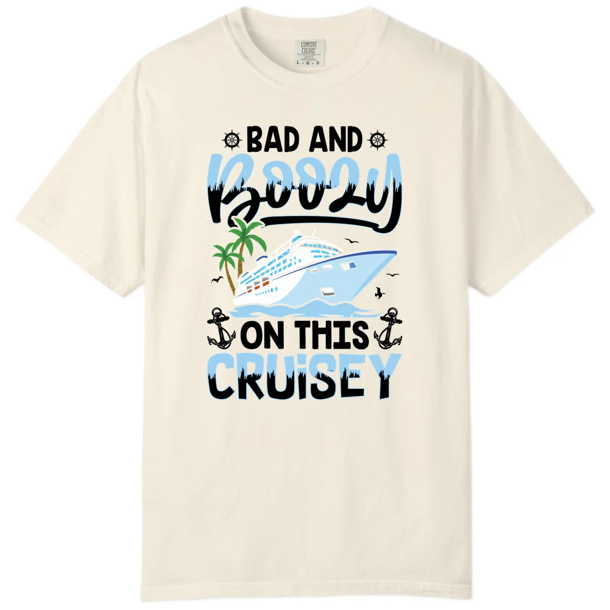Bad And Knotty On This Cruise Comfort Color in Ivory