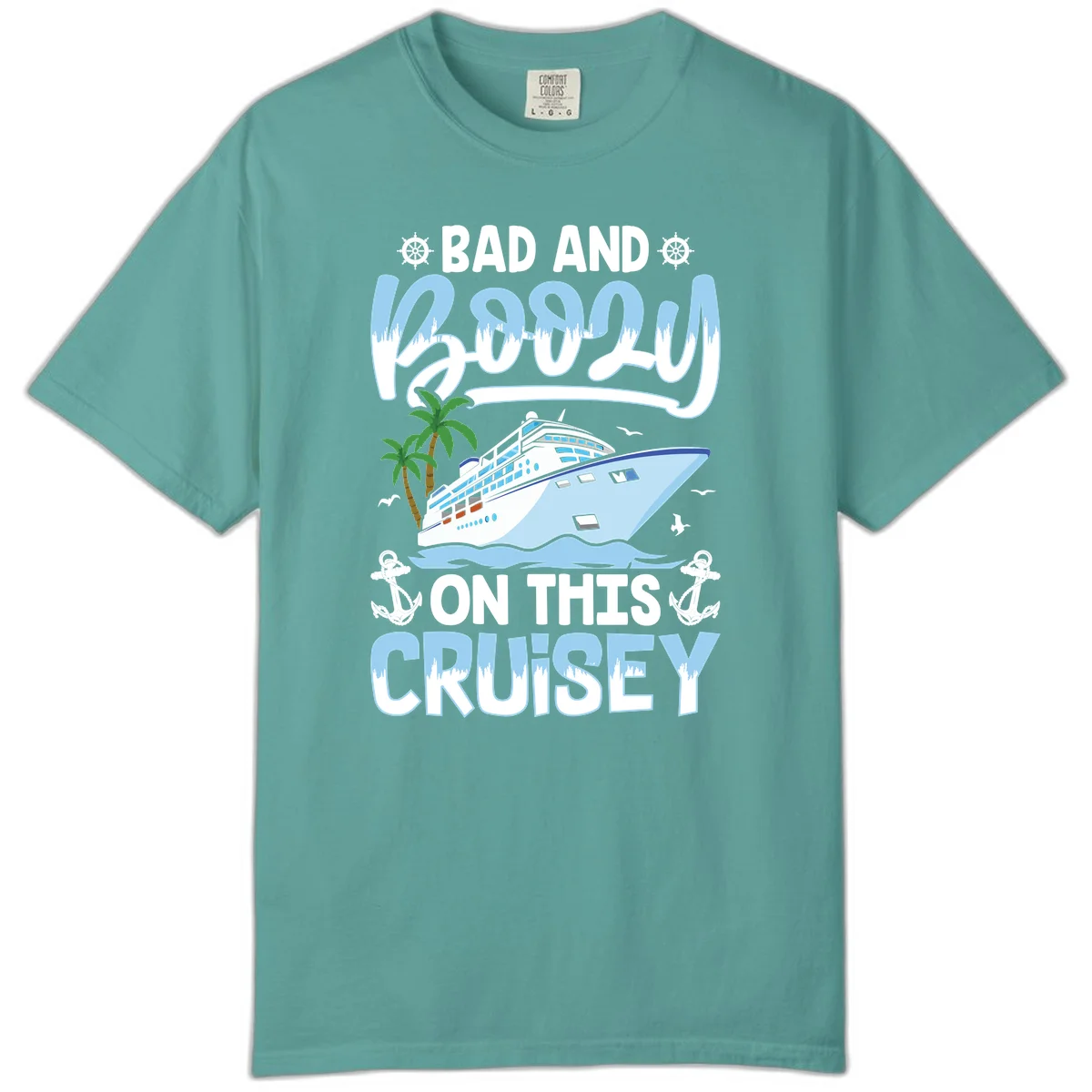 Bad And Knotty On This Cruise Comfort Color in Seafoam