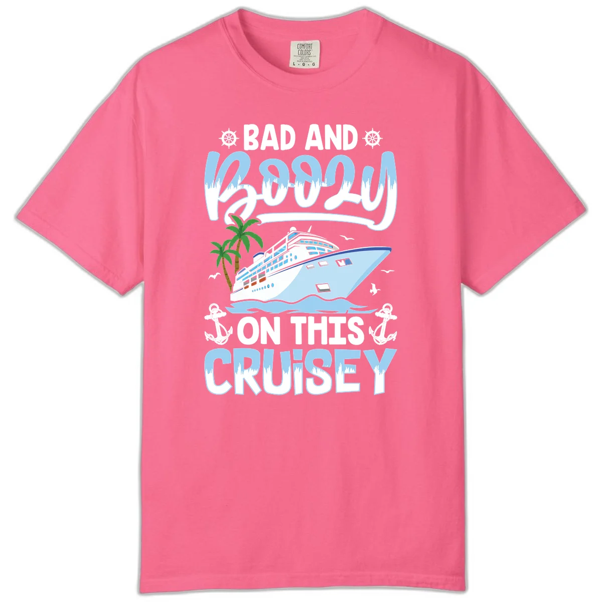 Bad And Knotty On This Cruise Comfort Color in Crunchberry
