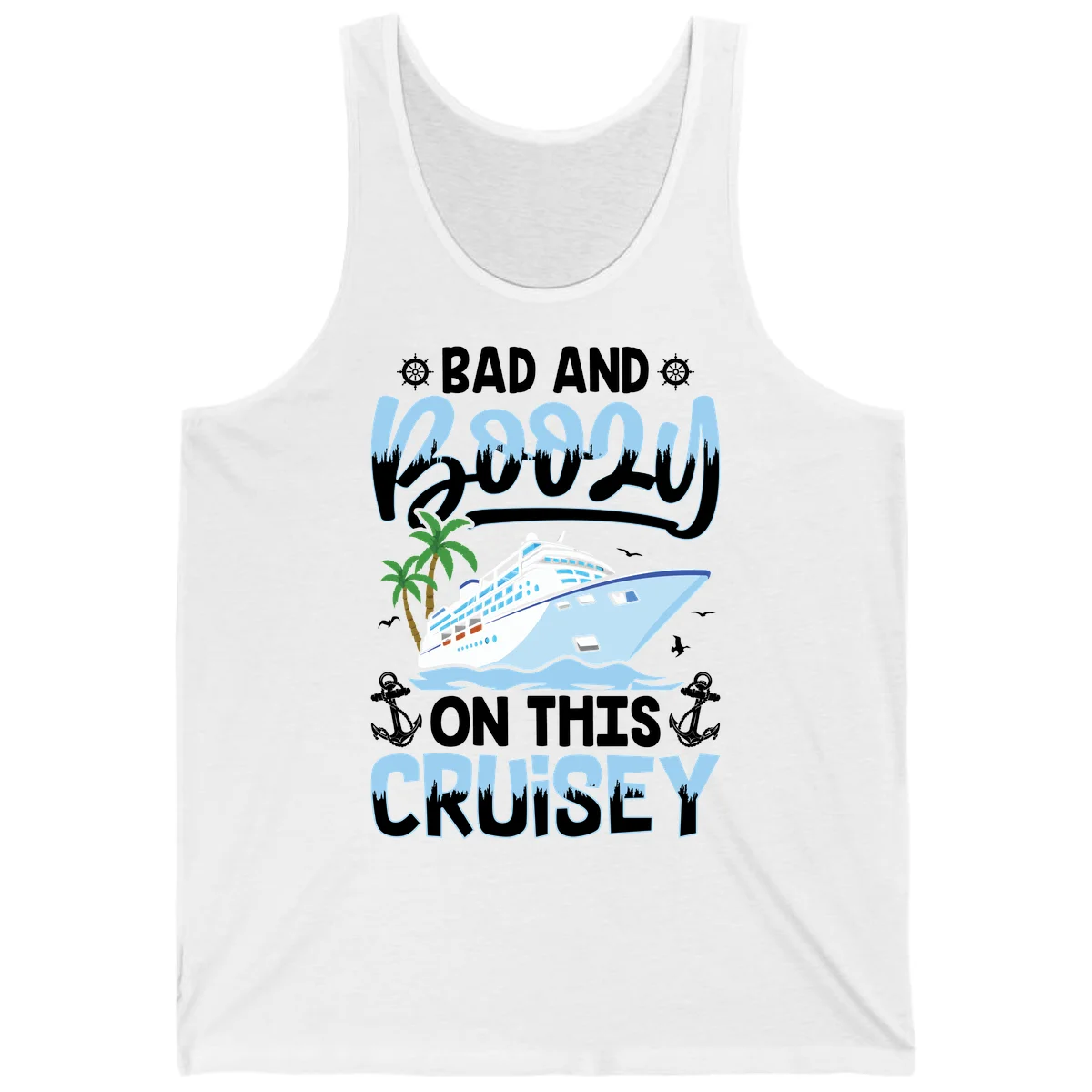 Bad And Knotty On This Cruise Tank in White