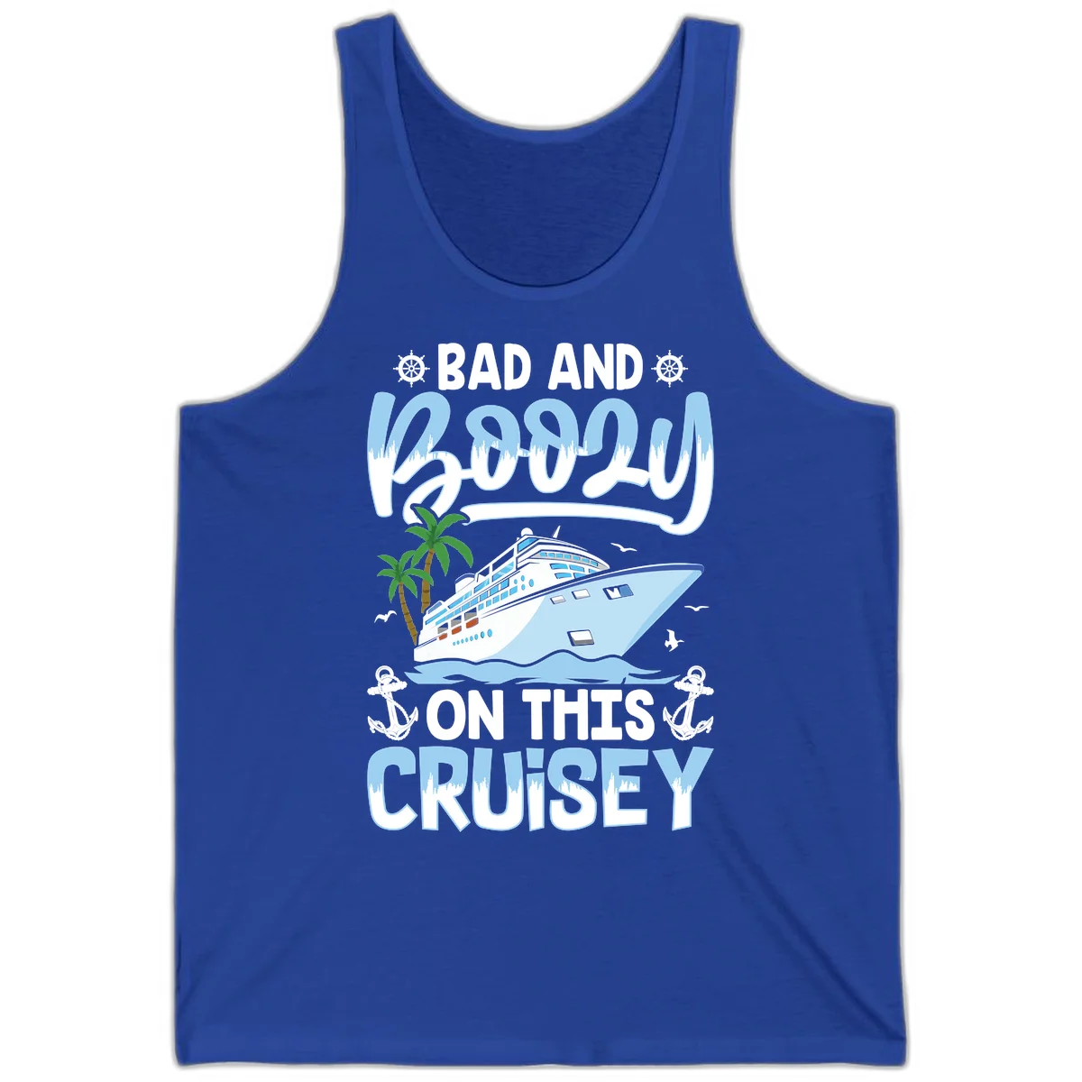 Bad And Knotty On This Cruise Tank in True Royal
