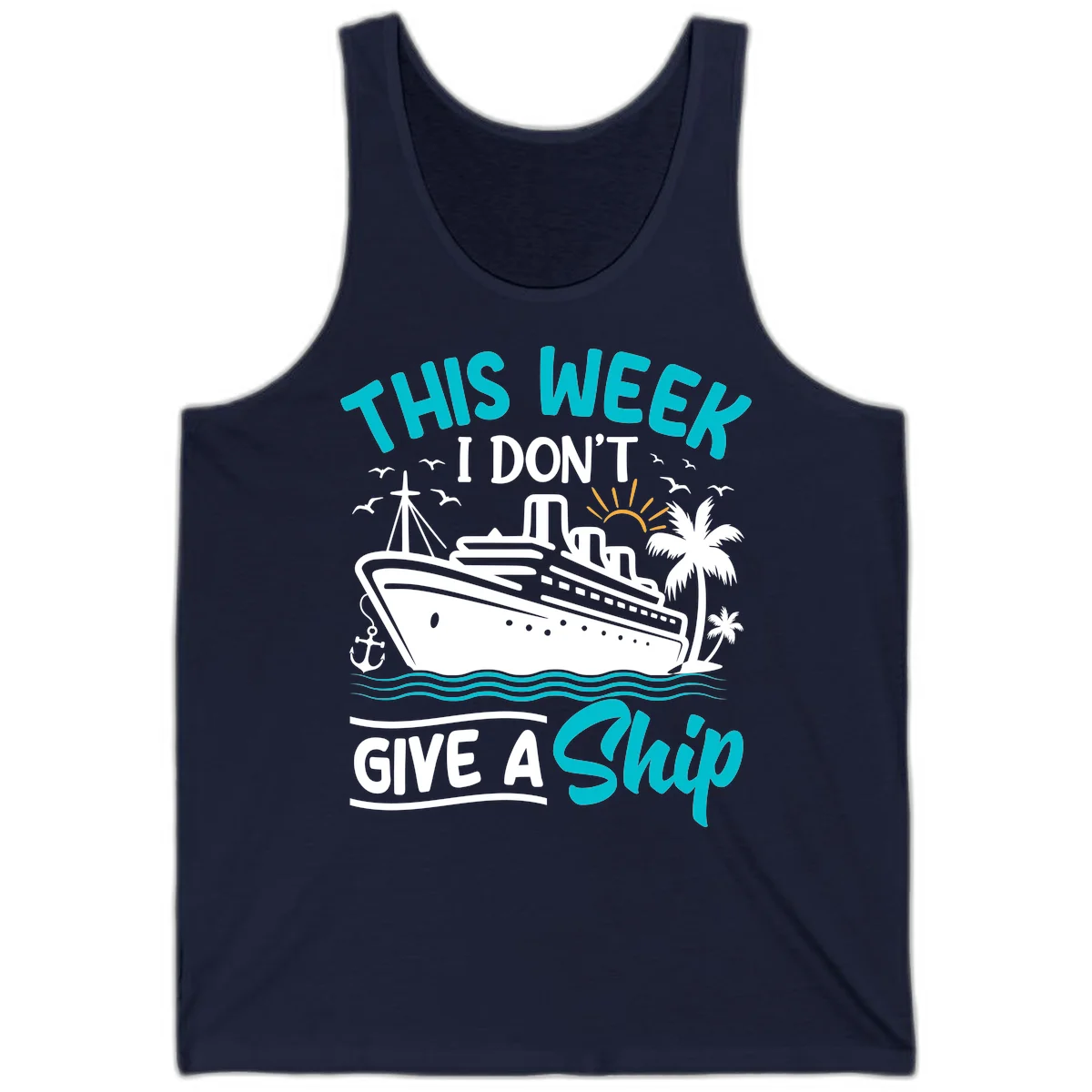 This Week I Don't Give A Ship Tank in Navy