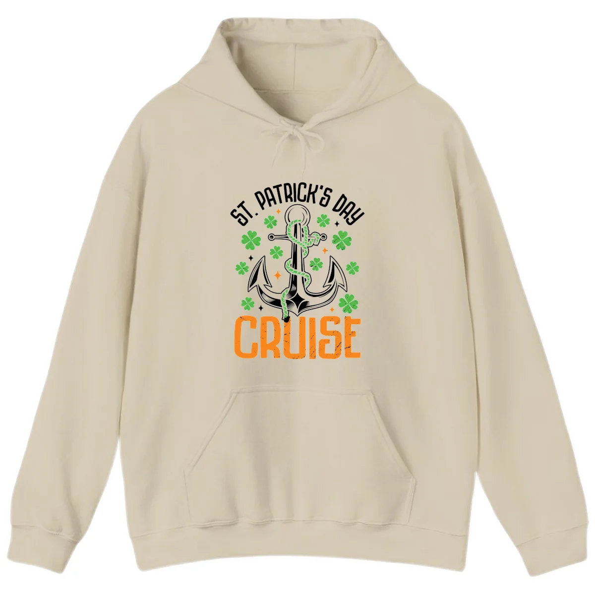 St. Patrick's Day Cruise Hoodie in Sand
