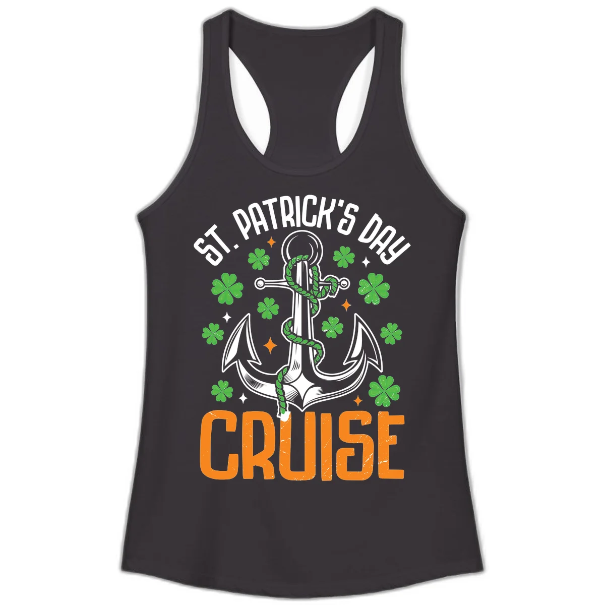St. Patrick's Day Cruise Ladies Tank Top in Black