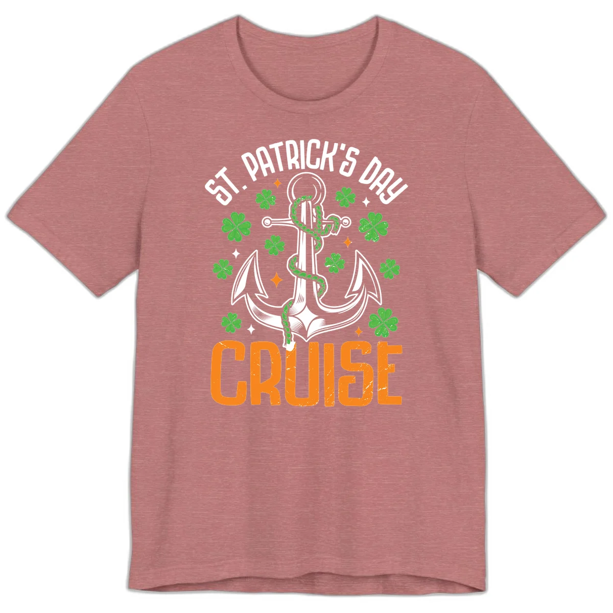 St. Patrick's Day Cruise Premium T-Shirt in Heather Mauve
