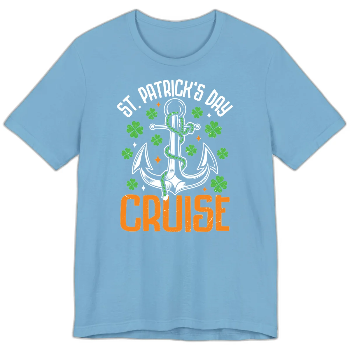 St. Patrick's Day Cruise Premium T-Shirt in Ocean Blue