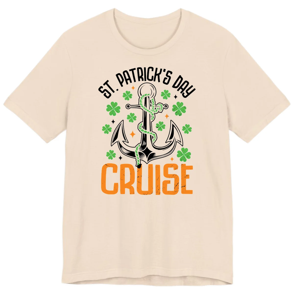 St. Patrick's Day Cruise Premium T-Shirt in Soft Cream