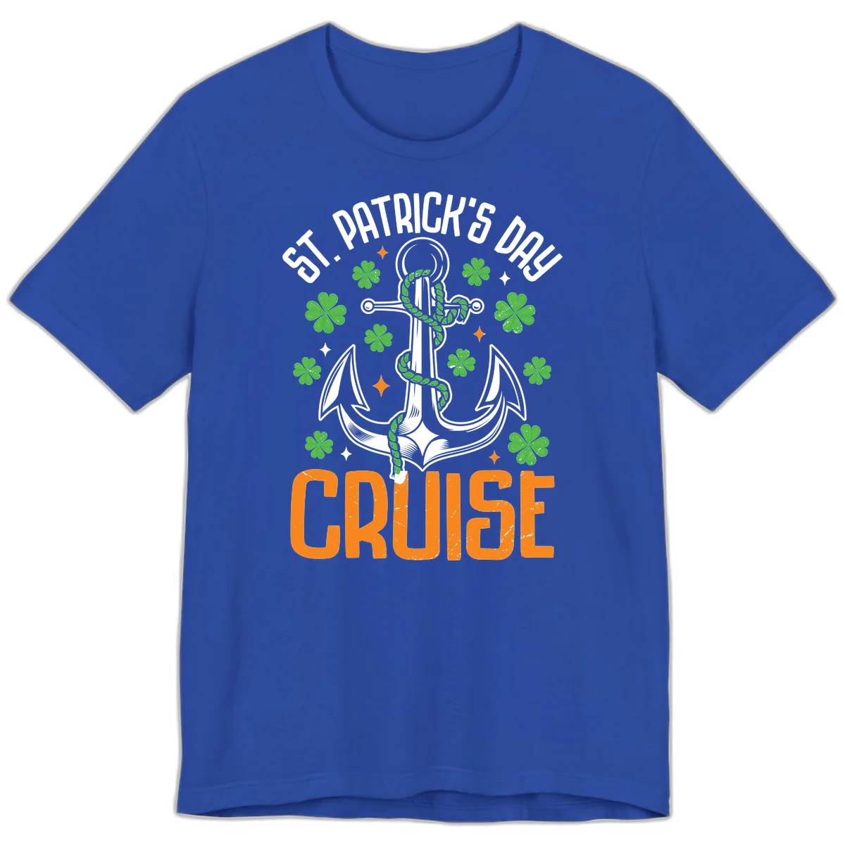 St. Patrick's Day Cruise Premium T-Shirt in True Royal