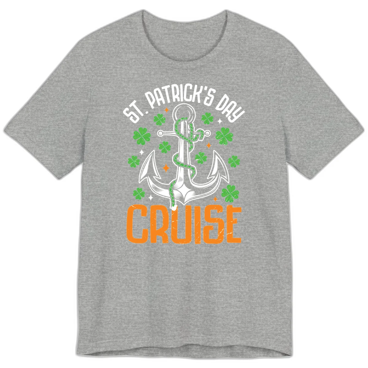 St. Patrick's Day Cruise Premium T-Shirt in Athletic Heather