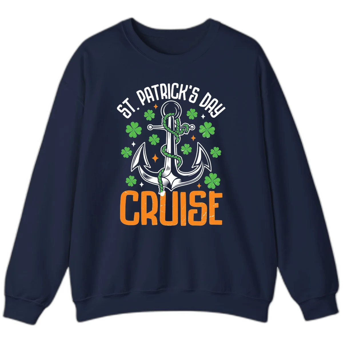 St. Patrick's Day Cruise Sweatshirt in Navy