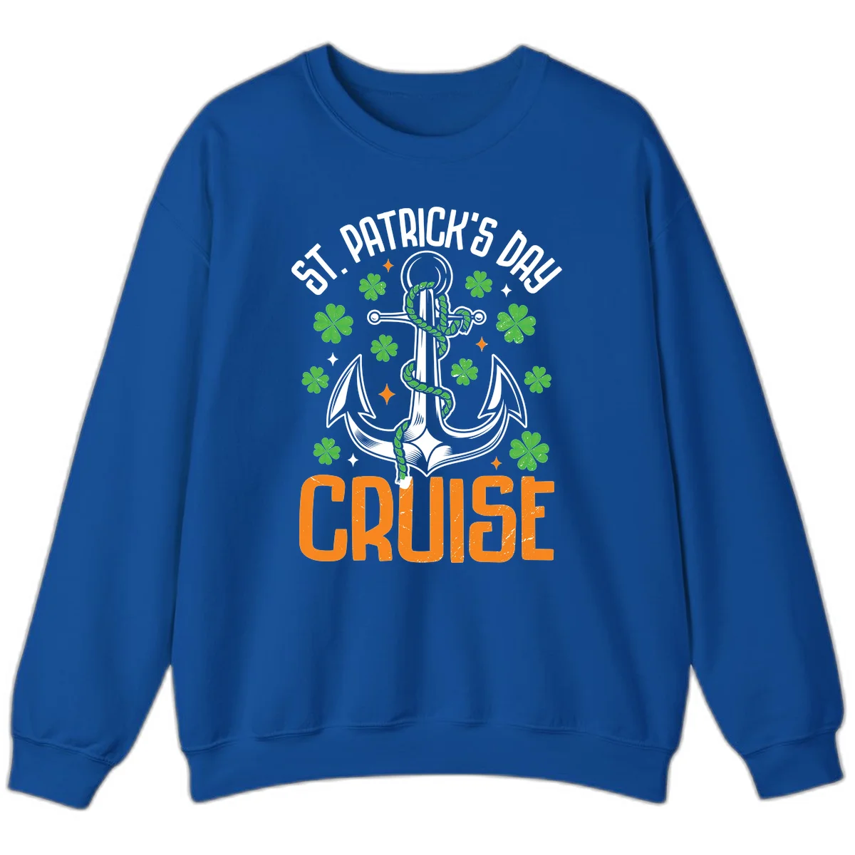St. Patrick's Day Cruise Sweatshirt in Royal