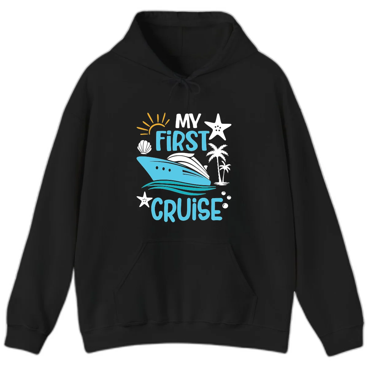 My First Cruise Hoodie in Black