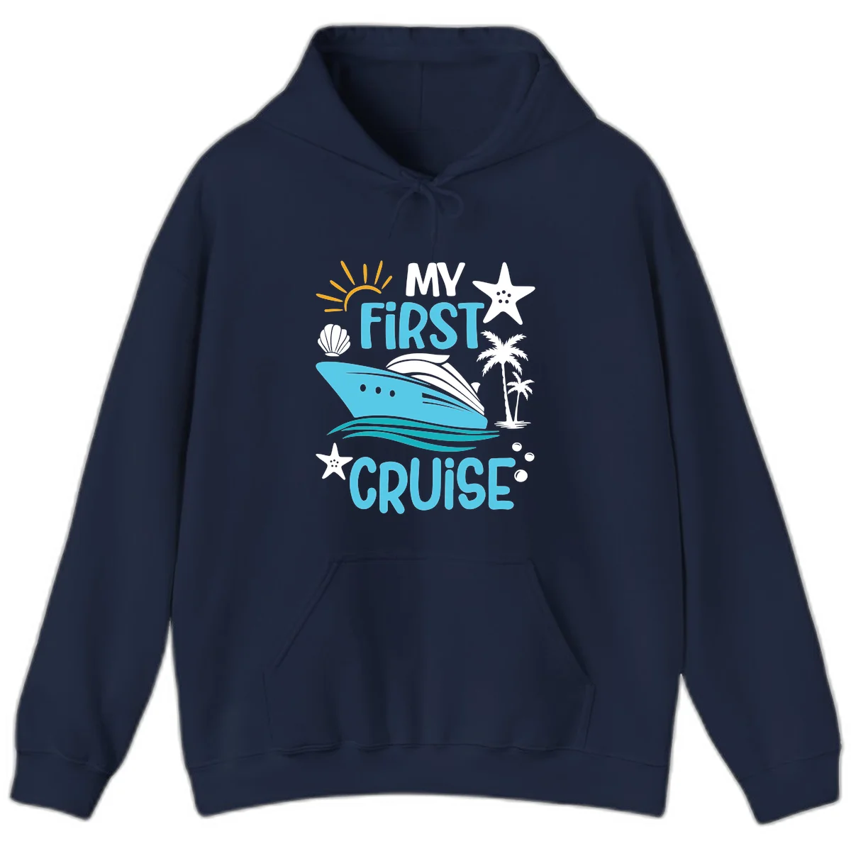 My First Cruise Hoodie in Navy