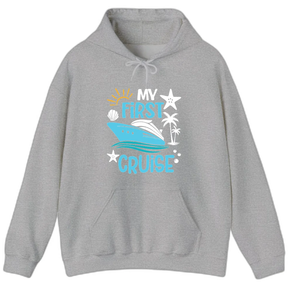 My First Cruise Hoodie in Sport Grey