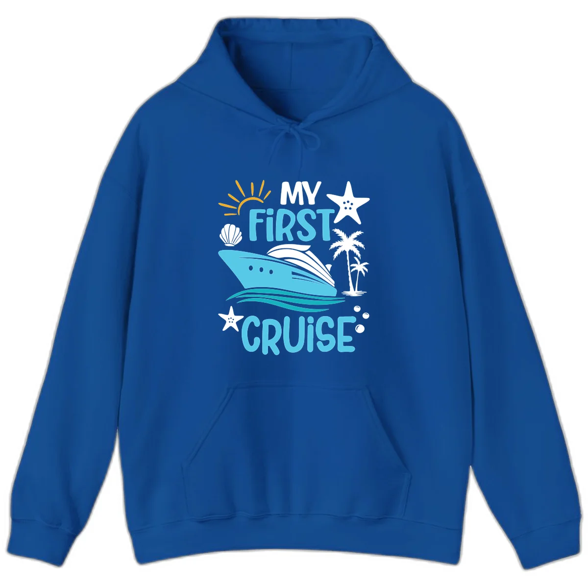 My First Cruise Hoodie in Royal