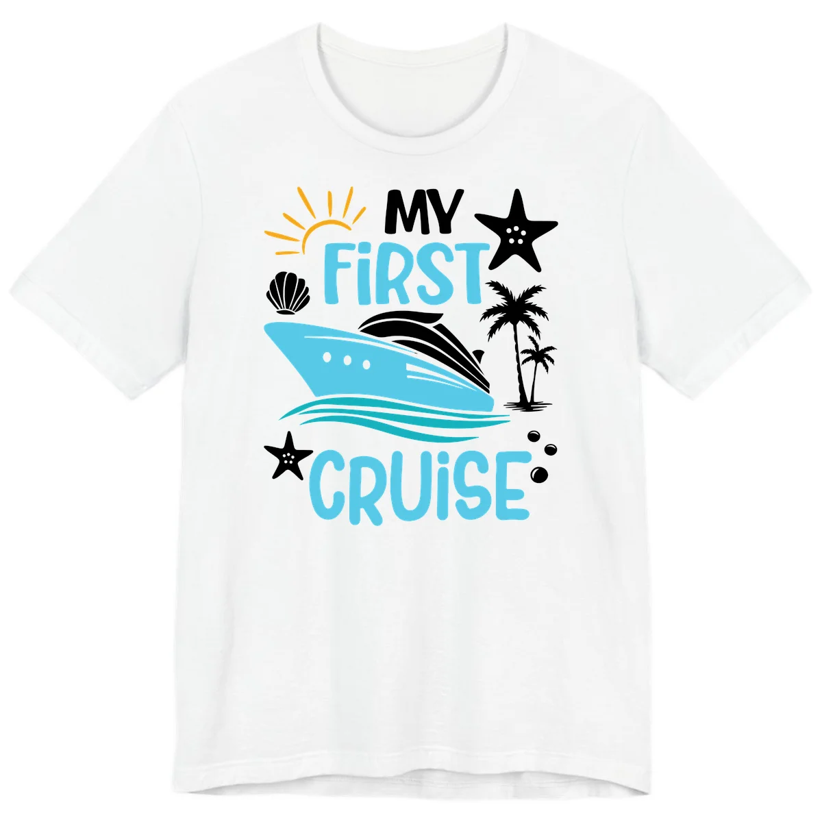 My First Cruise Premium T-Shirt in White