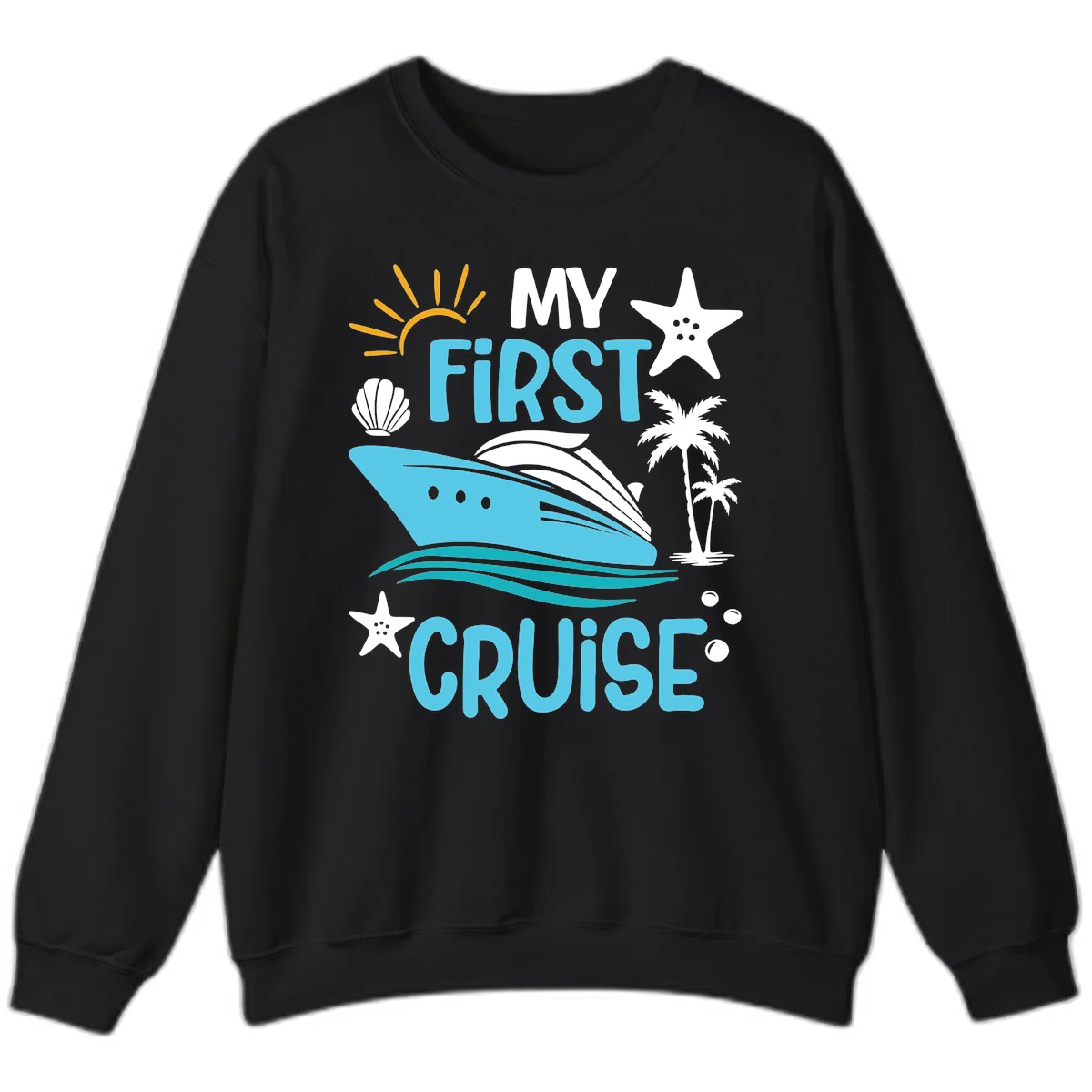 My First Cruise Sweatshirt in Black