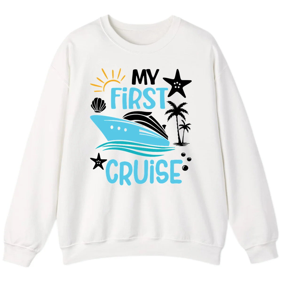 My First Cruise Sweatshirt in White