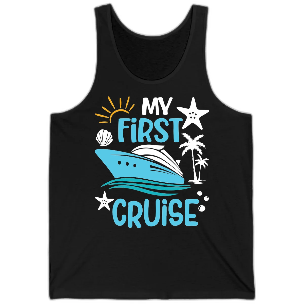 My First Cruise Tank Top in Black