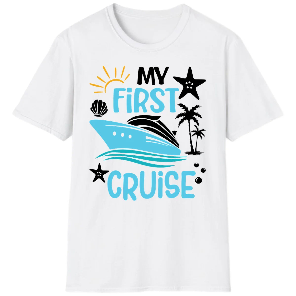 My First Cruise T-Shirt in White