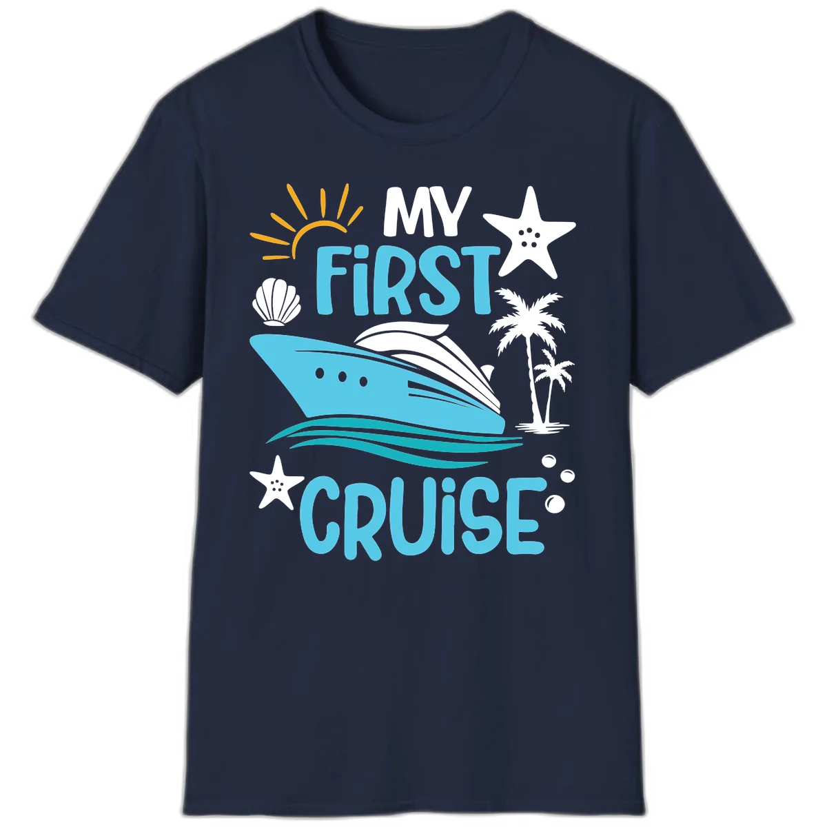 My First Cruise T-Shirt in Navy